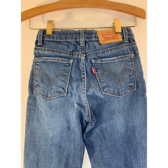LEVI’S Girl’s 720 High Rise Super Skinny Distressed Jeans / Size: 7R - Picture 8 of 10